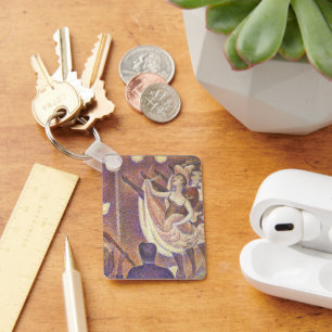 Das Can Can Dance, Le Chahut von Georges Seurat Schlüsselanhänger