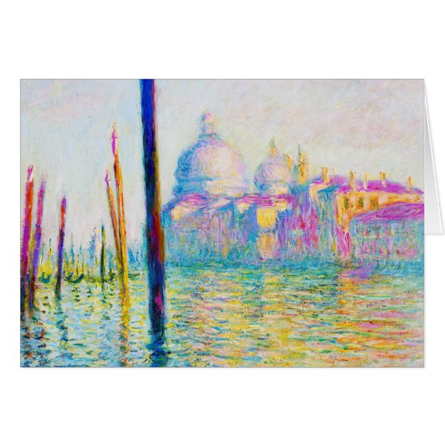 Das Canal Grande in Venedig Claude Monet (Vorderseite (Horizontal))