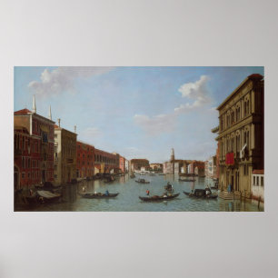 Das Canal Grande und das San Geremia, Venedig Poster