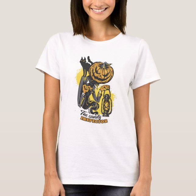 Das Candy Inspector Halloween T-Shirt (Vorderseite)