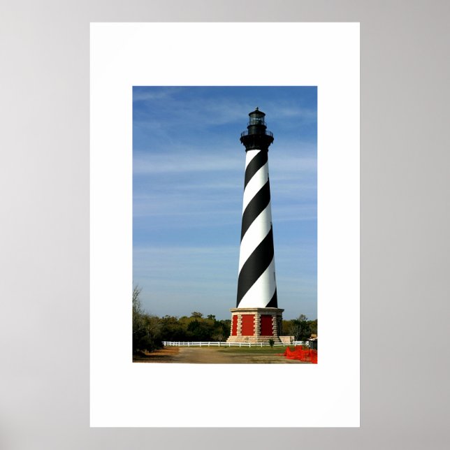 Das Cape Hatteras-Leuchtturm Poster (Vorne)