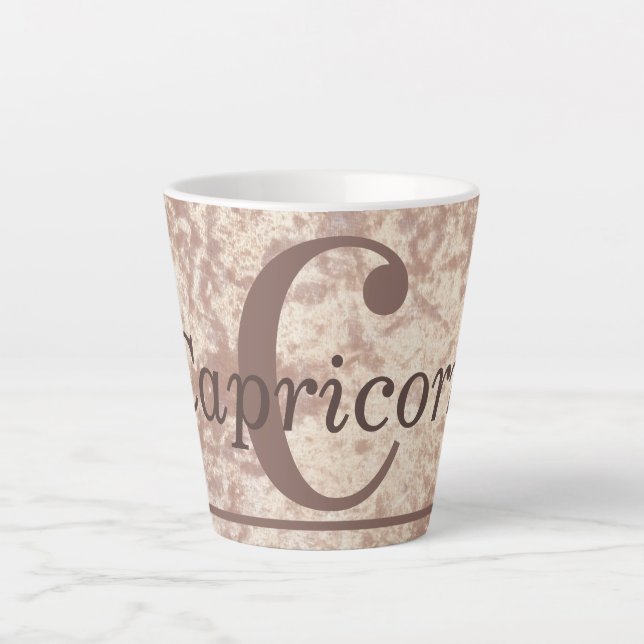 Das Capricorn Star Schild Tasse Cup Geschenk (Vorderseite)