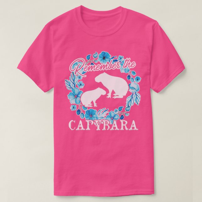 Das Capybara-Shirt T-Shirt (Design vorne)