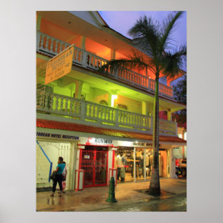 Das Caribbean Hotel, Philipsburg, St. Maarten Poster