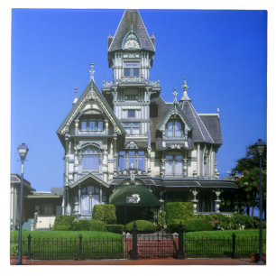 Das Carson Mansion in Eureka, Kalifornien Fliese