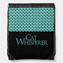 Das Cat Whisperer Sprichwort ist aquamarin und unt