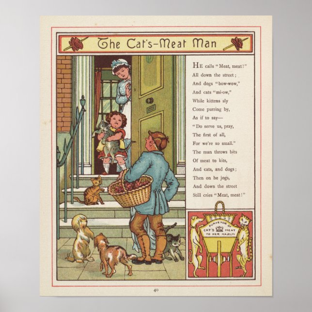 Das Cat's-Meat Man Plakat (Vorne)