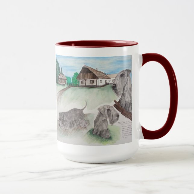 Das Cesky Terrier Tasse (Rechts)