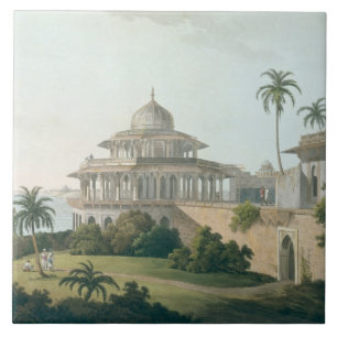 Das Chalees Satoon, im Fort von Allahabad auf Th Fliese