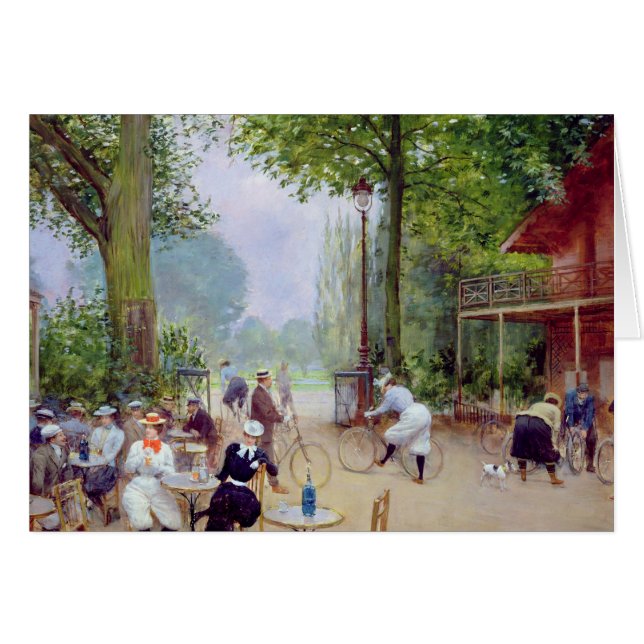 Das Chalet du Cycle im Bois de Boulogne (Vorderseite (Horizontal))