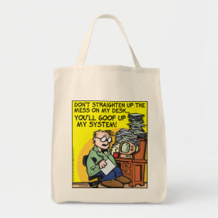 Das Chaos an meinem Schreibtisch Tragetasche