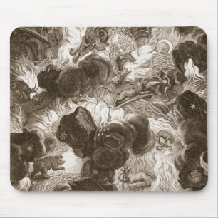 Das Chaos, graviert von Bernard Picart Mousepad