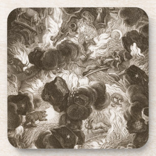 Das Chaos, graviert von Bernard Picart Untersetzer