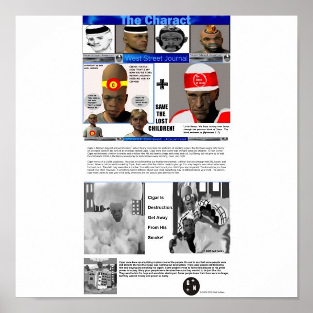 Das Charact Poster (Vorne)