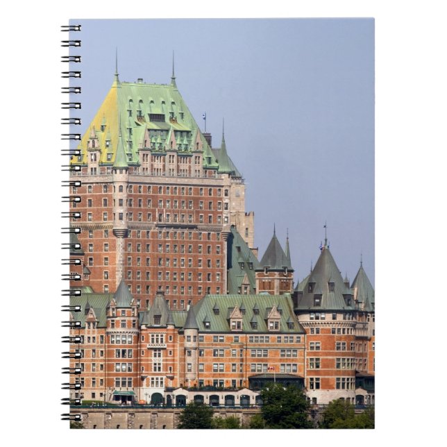 Das Chateau Frontenac in Quebec City, Kanada. Notizblock (Vorderseite)