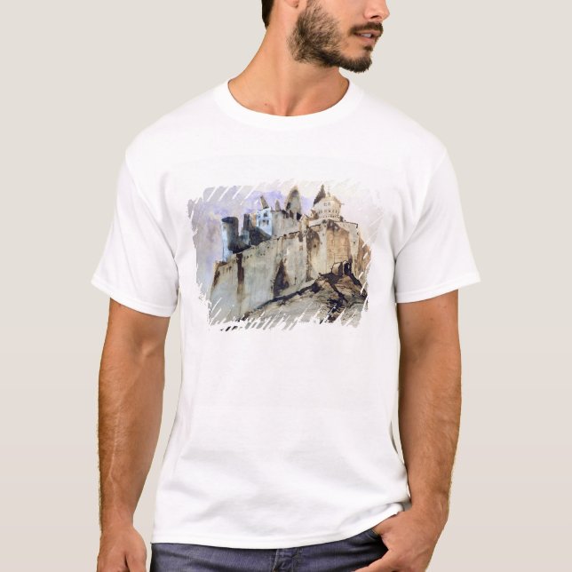 Das Chateau von Vianden, 1871 T-Shirt (Vorderseite)