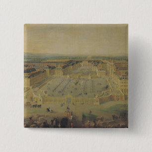 Das Chateaude Versailles und der Platz Button