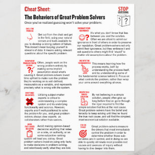 Das Cheat-Blatt für den Stopp des Ratings Flyer