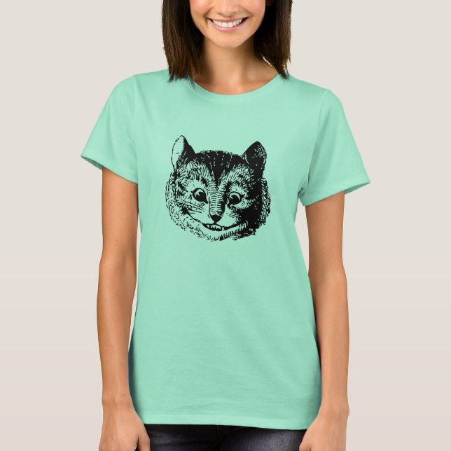 Das Cheshire-Katzen-T-Shirt der Frauen T-Shirt (Vorderseite)