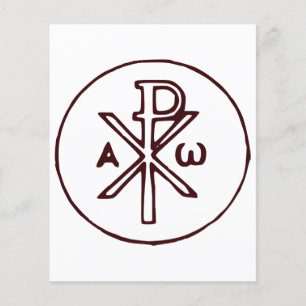 Das Chi-Rho-Christogramm-Symbol