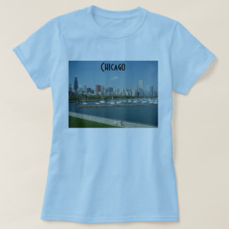 Das Chicagoskyline-T-Shirt der Frauen T-Shirt