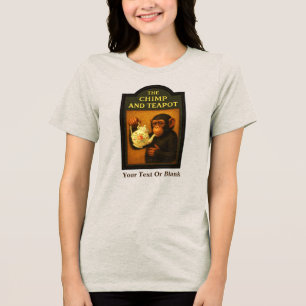 Das Chimp and Teapot Tri-Blend Shirt