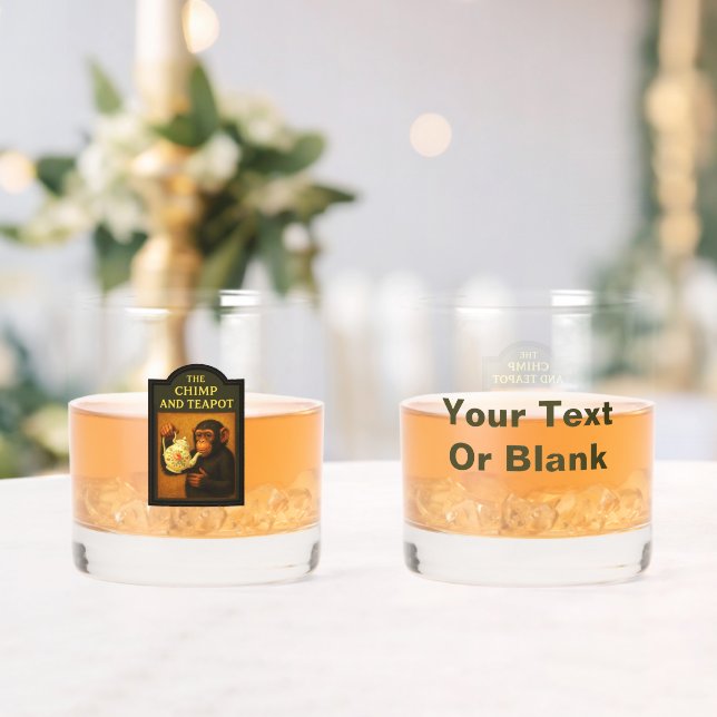 Das Chimp and Teapot Whiskyglas (Insitu (Hochzeit))