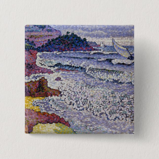 Das Choppy Meer, 1902-3 Button (Vorderseite)