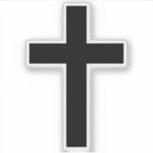 Das Christliche Kreuz (schwarz)