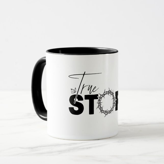Das Christliche Osterkreuz Tasse (Vorderseite Links)