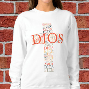 Das Christliche Spanisch von Gott und dem Glauben Sweatshirt