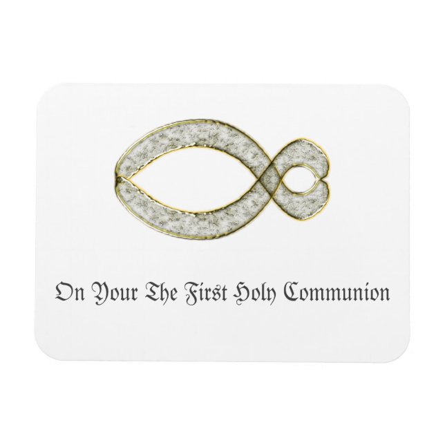 Das Christliche Symbol für Fisch. Magnet (Horizontal)