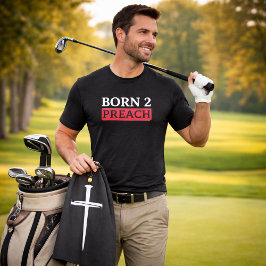 Das Christliche Weiße Kreuz der drei Nägel Golfhandtuch