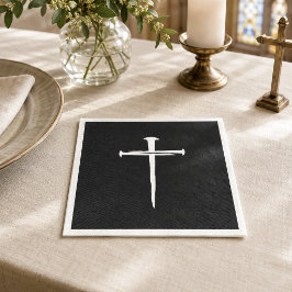 Das Christliche Weiße Kreuz der drei Nägel Serviette
