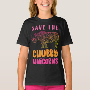 Das Chubby Unicorns Lover-Geschenk gerettet Perf T-Shirt