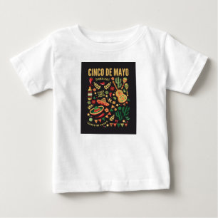Das Cinco-de-Mayo-Design Baby T-shirt
