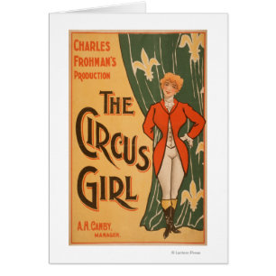 Das Circus Girl Theaterplakat #1