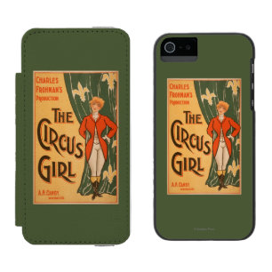 Das Circus Girl Theaterplakat #1 Incipio Watson™ iPhone 5 Geldbörsen Hülle