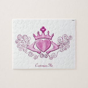 Das Claddagh (rosa) Puzzle