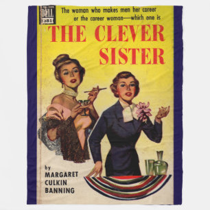 Das clevere Schwester der 1950er Jahre Fleecedecke