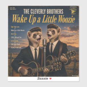 Das Cleverly Brothers Album: eine Parodie Aufkleber