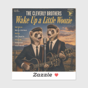 Das Cleverly Brothers Album: eine Parodie Aufkleber