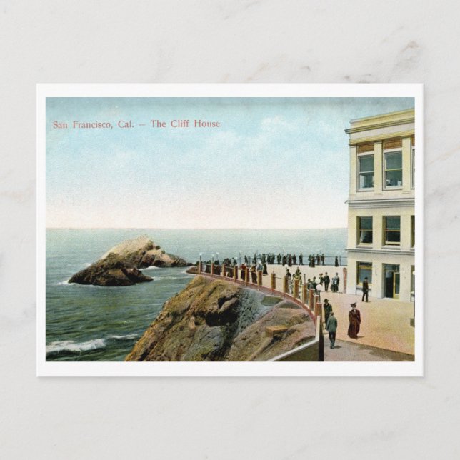 Das Cliff House, San Francisco, CA Vintag Postkarte (Vorderseite)