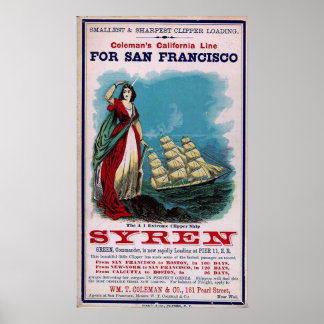 Das Clipper Ship - Syren Poster