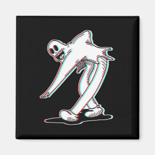 Das Clown Ghost Glitch Tanzen Magnet