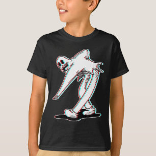Das Clown Ghost Glitch Tanzen T-Shirt