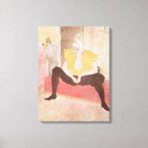 Das Clowness Cha-U-Kao gesetzt, 1896 Leinwanddruck