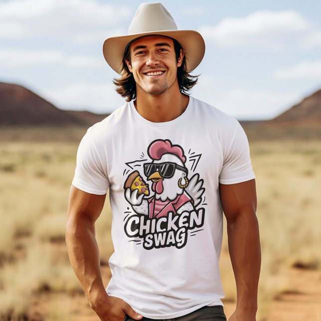 Das Cluckin-Logo für Coole Hühnerschwänze T-Shirt (Von Creator hochgeladen)