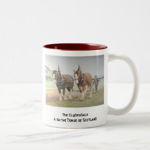 Das Clydesdale Zweifarbige Tasse