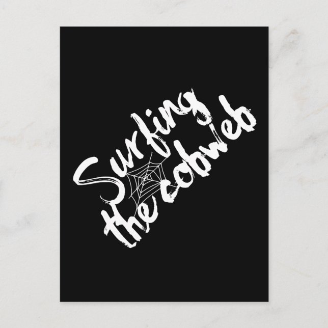 Das Cobweb-Zitat durchsuchen Postkarte (Vorderseite)
